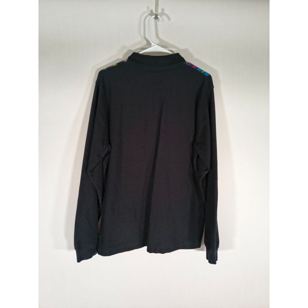 Colorful Striped Full Zip Collared Jacket - Picture 5 of 11